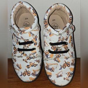 Kids Tractor Print Shoes